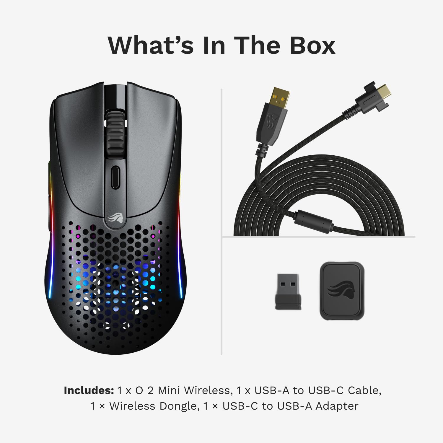 GLORIOUS Model O 2 Mini Wireless Gaming Mouse: Superlight 57g, up to 210hr Battery, Dual Wireless 2.4GHz and Bluetooth 5.2, 26K Optical Sensor, 80M Clicks, 6 Programmable Buttons, FPS Mouse, Black - Image 10