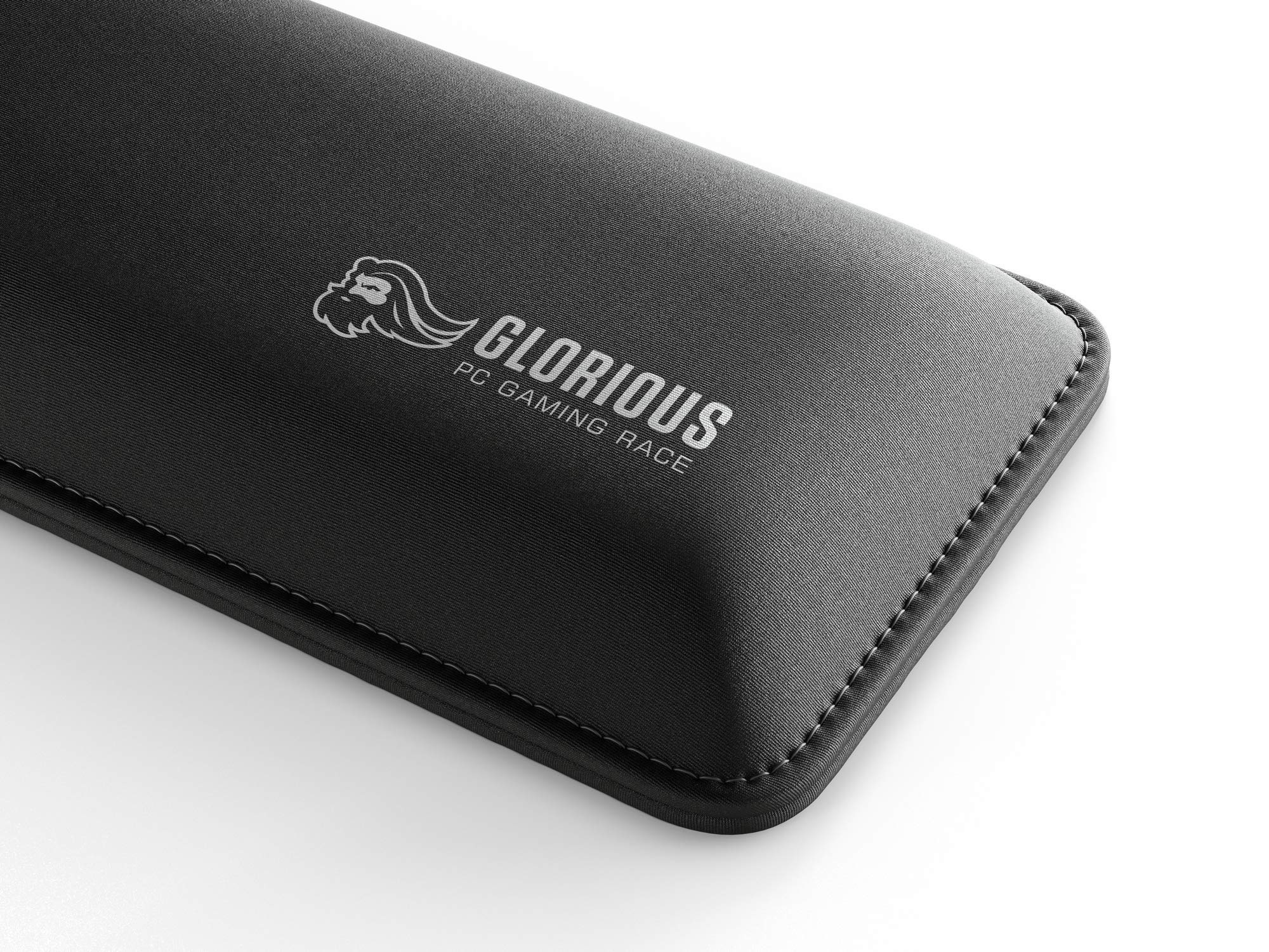 GLORIOUS Wrist Pad/Rest - TENKEYLESS (TKL) Size - Black - Mechanical Keyboards,Stitched Edges,Ergonomic | 14x4 inches/25mm Thick (GWR-87) - Image 3